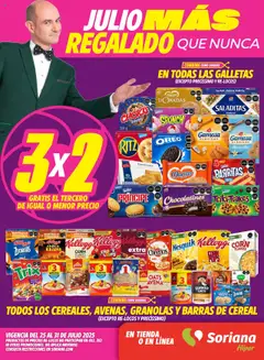 Soriana - Julio Regalado Híper Nacional válido desde 25/07/2025