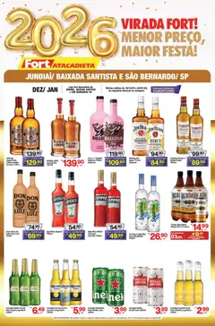 Pré-visualização Fort Atacadista - Ofertas Bebidas válida a partir de 19/12/2025