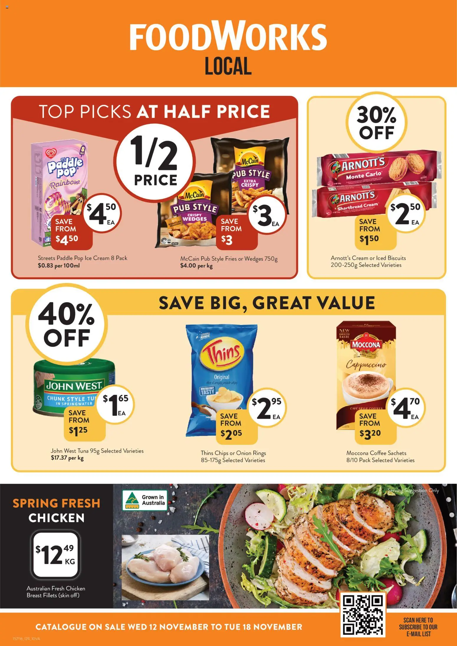 Foodworks Catalogue VIC - page 1- valid from 12/11/2025