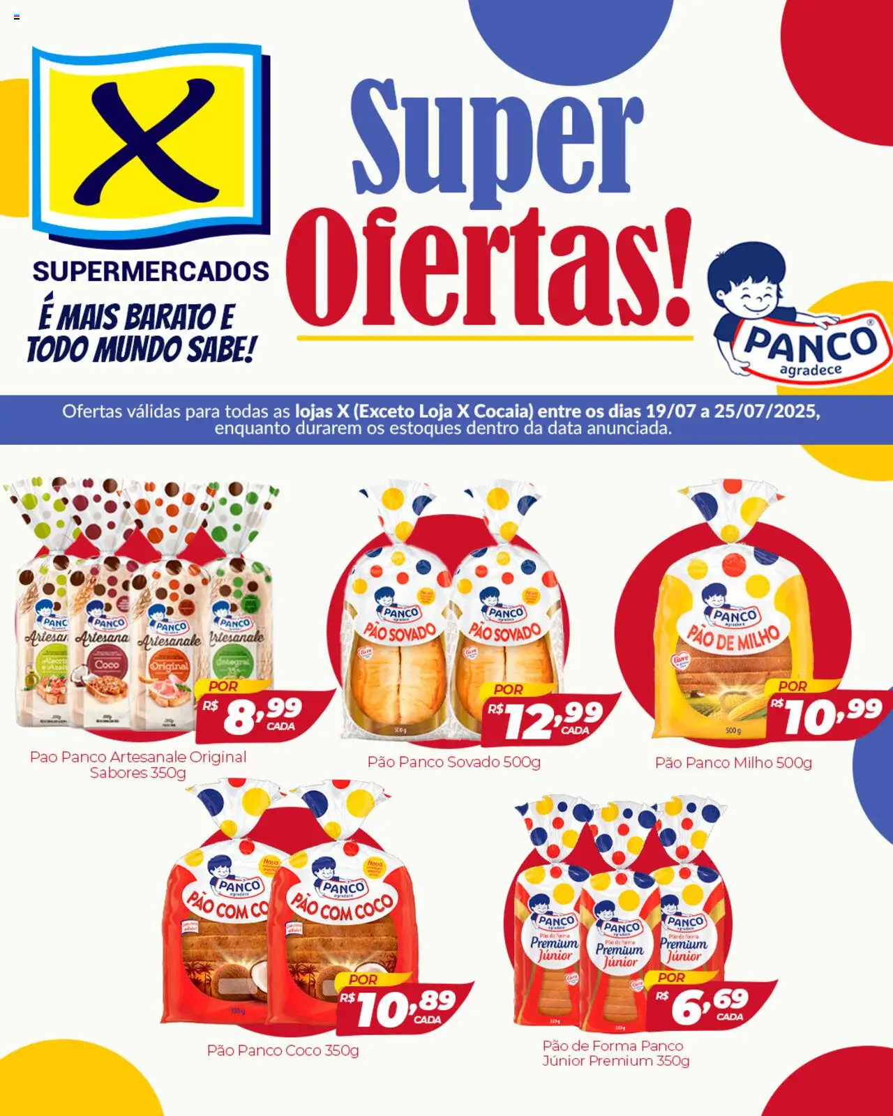 X Supermercados - Ofertas Panco - página 1- válido a partir de 19/07/2025
