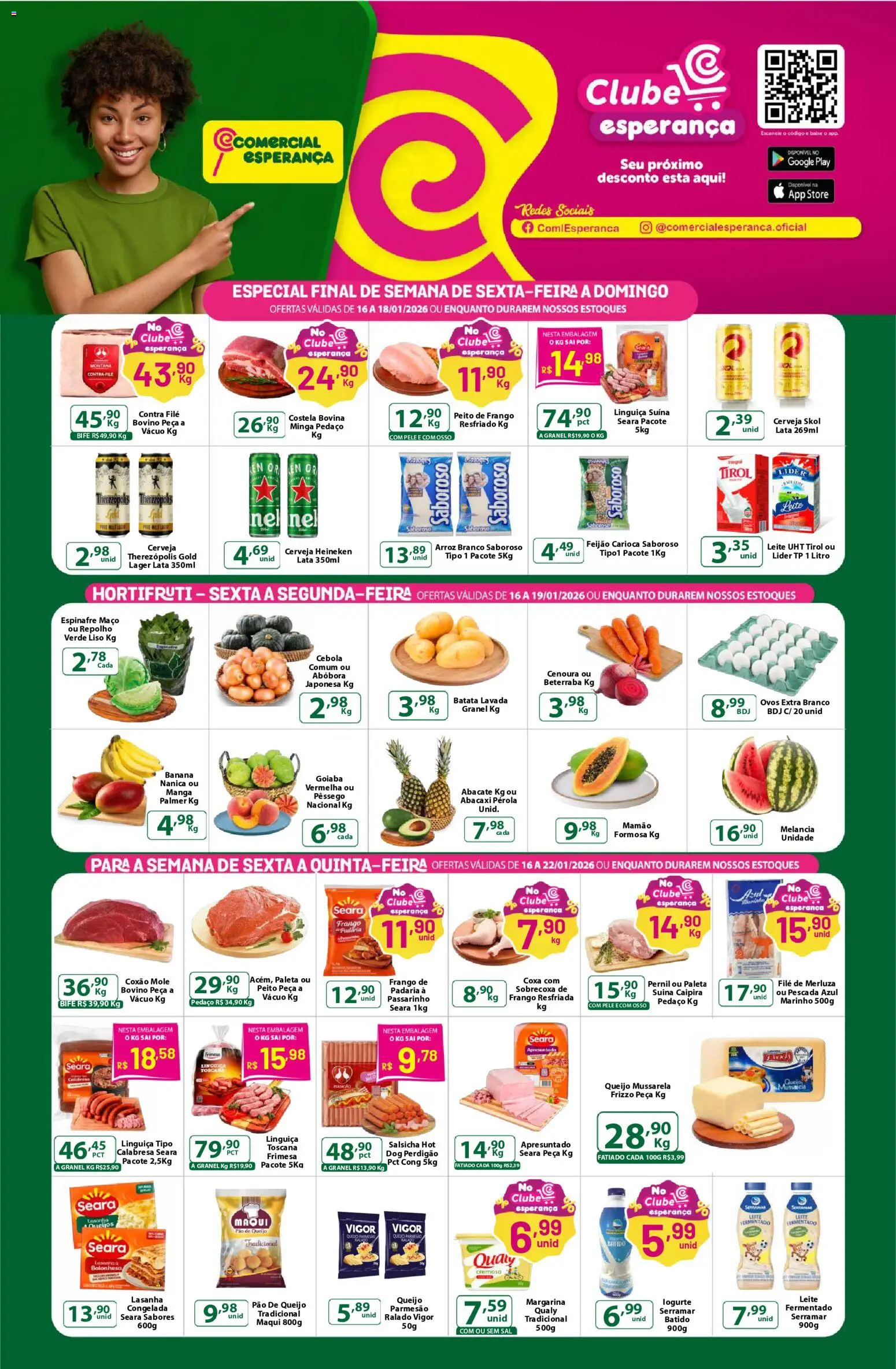 Comercial Esperança - Ofertas da semana - página 1- válido a partir de 16/01/2026
