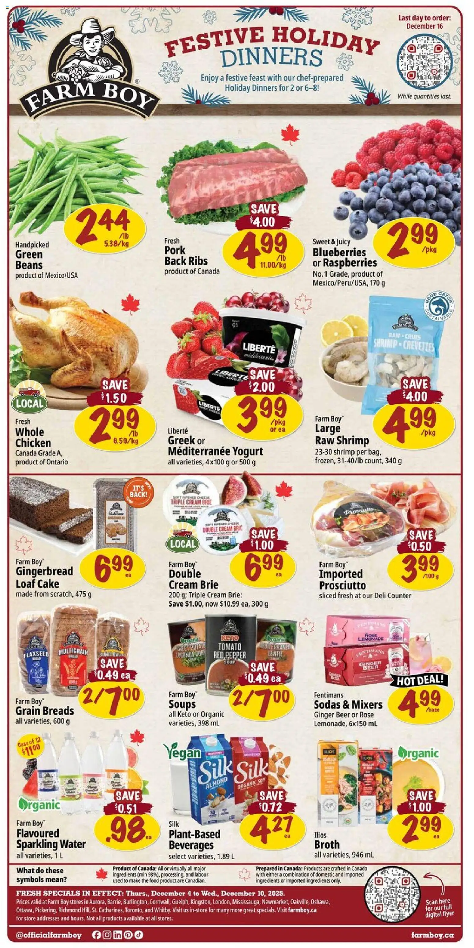 Farm Boy weekly flyer / circulaire - page 1- valid from Dec 4, 2025