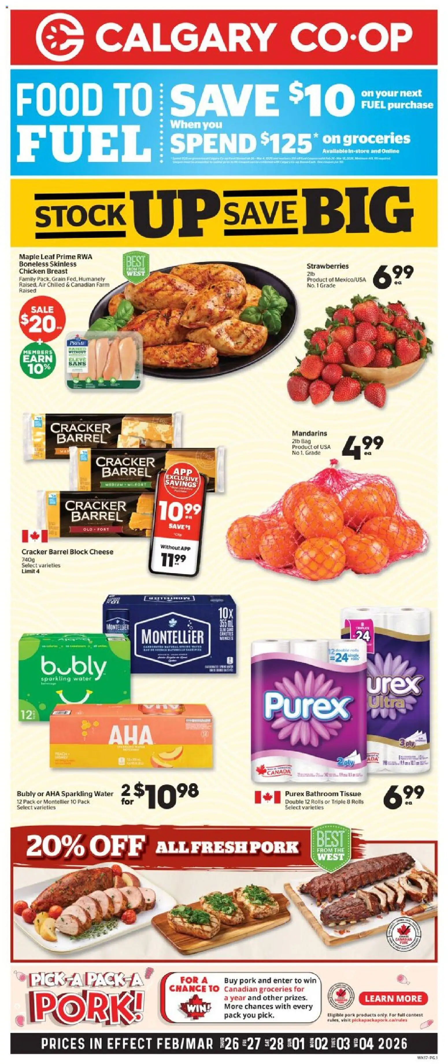 Calgary Co-op weekly flyer / circulaire - page 2- valid from Feb 26, 2026