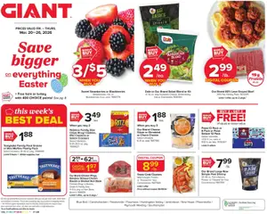 Preview Giant Weekly Ad valid from 03/20/2026