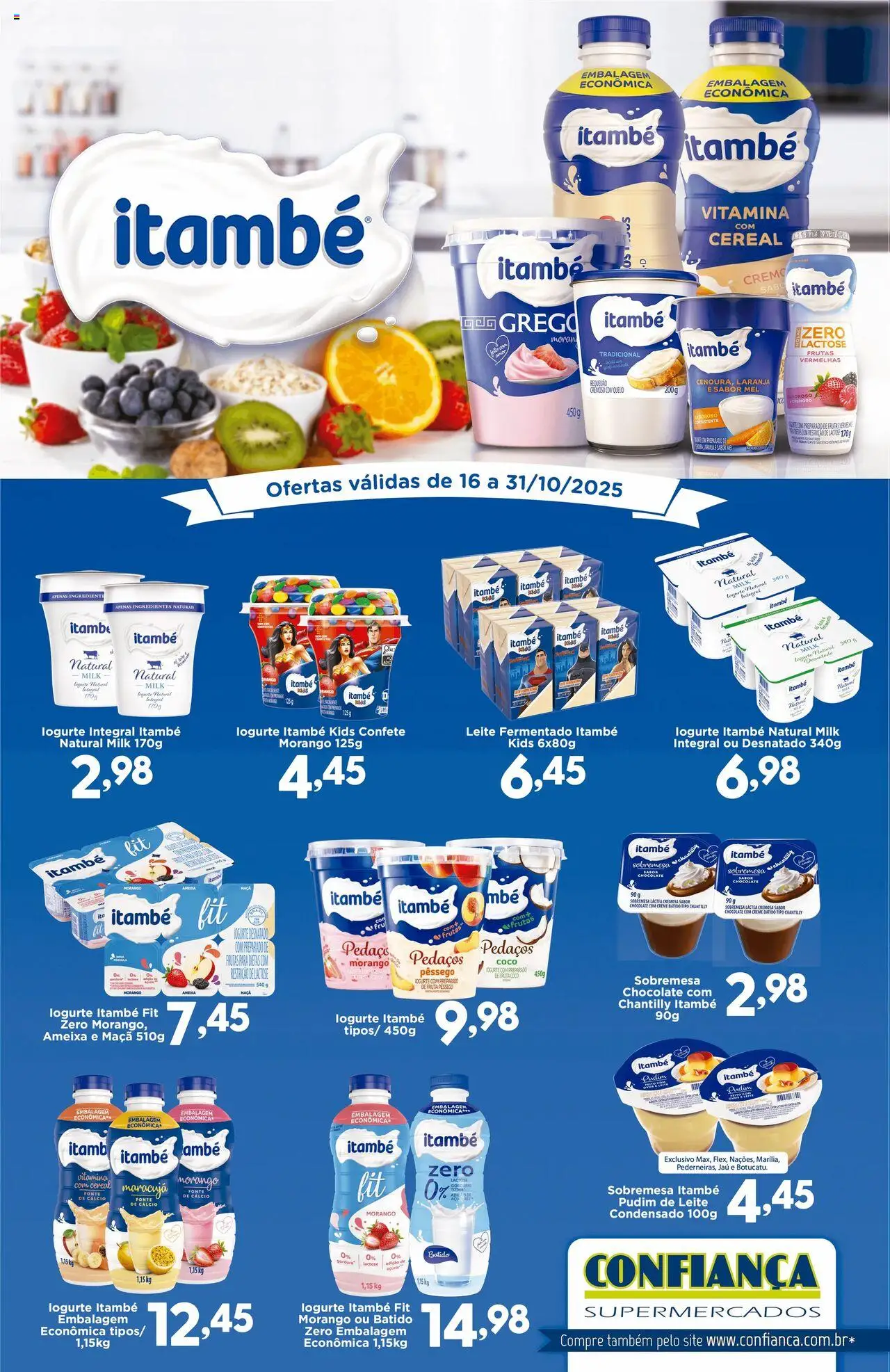 Confiança - Ofertas Itambé - página 1- válido a partir de 16/10/2025
