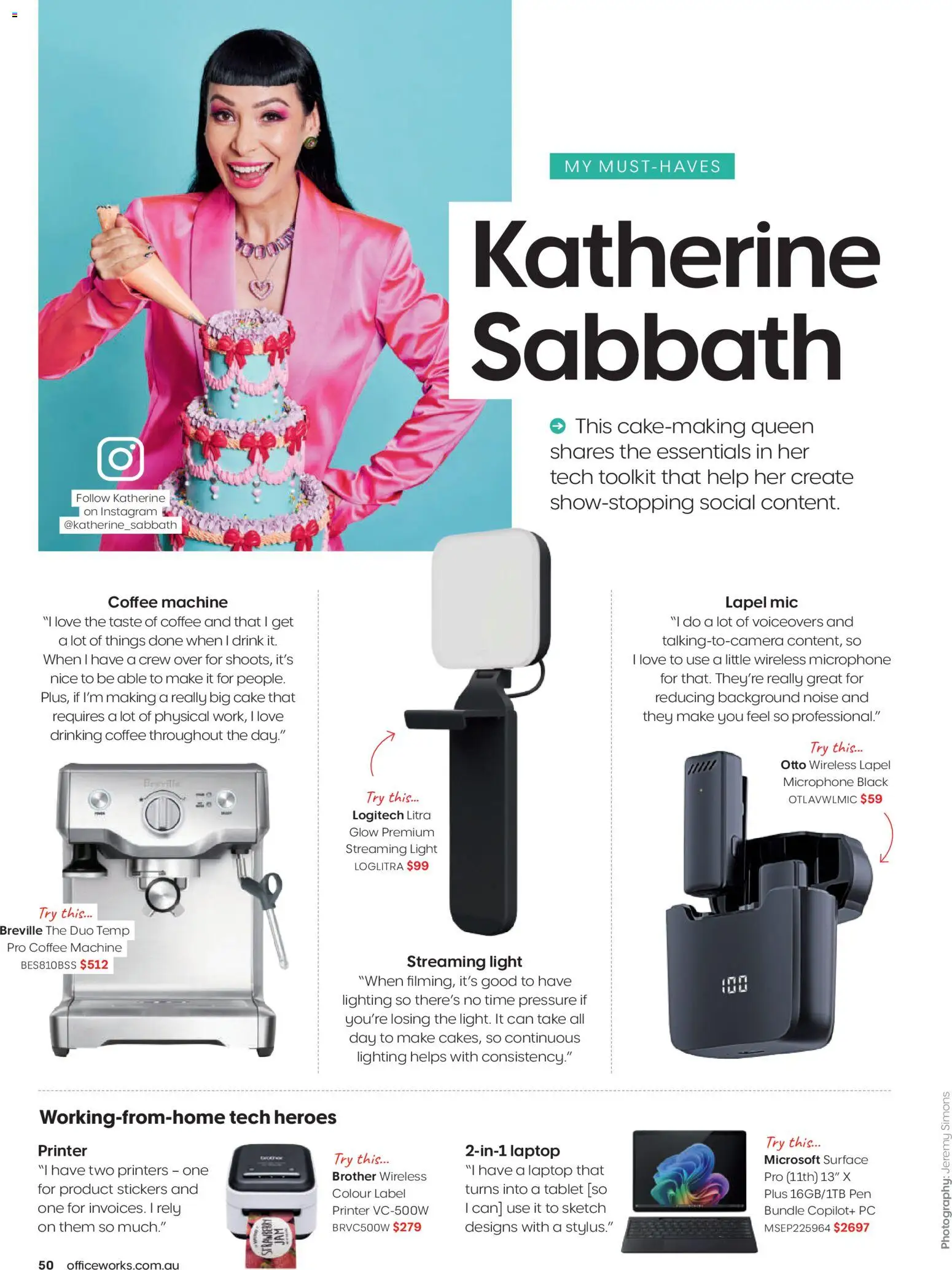Officeworks Magazine - page 50- valid from 01/01/2026
