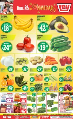 Casa Ley folleto Las ofertas de frutas y verduras válido desde 20/12/2025