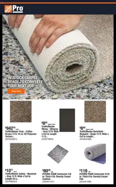 Preview Home Depot Shop Pro Ad valid from 09/08/2025