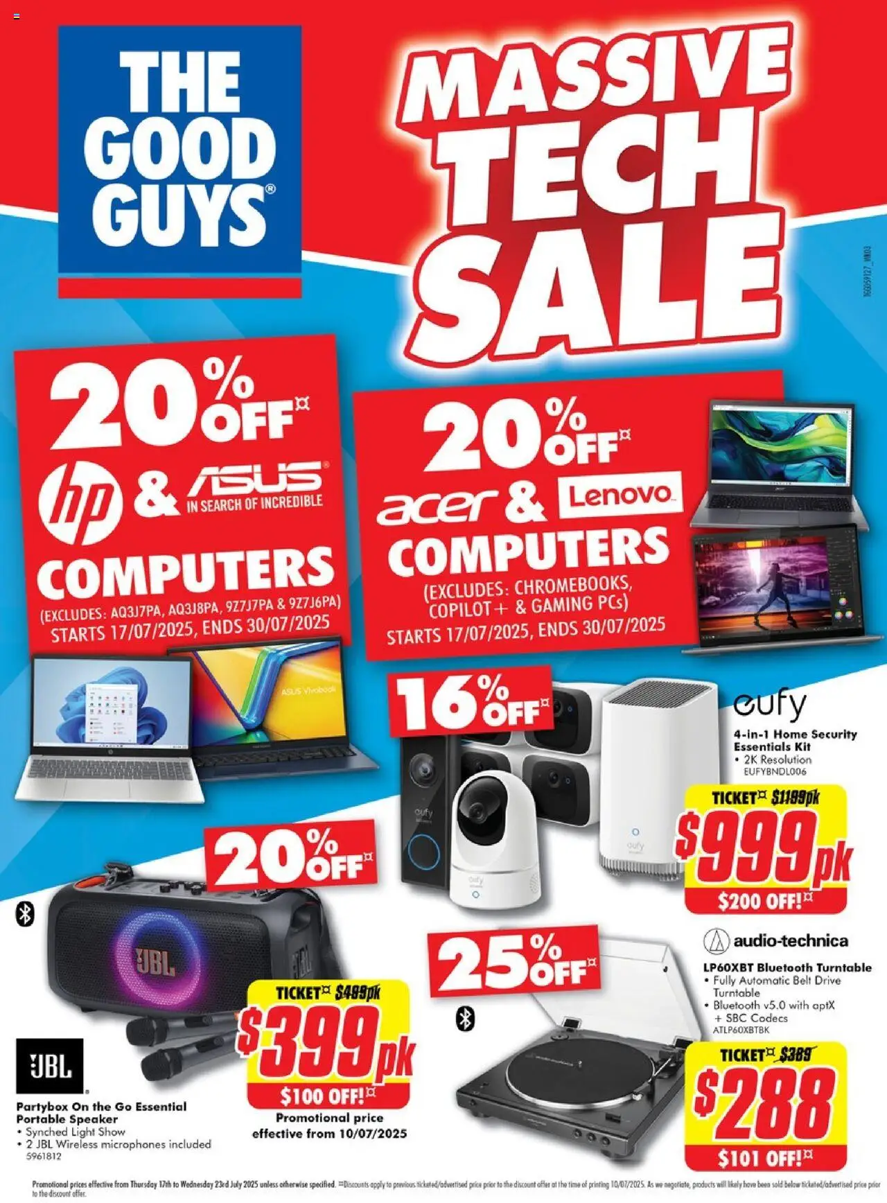The Good Guys  Catalogue  - page 1- valid from 16/07/2025