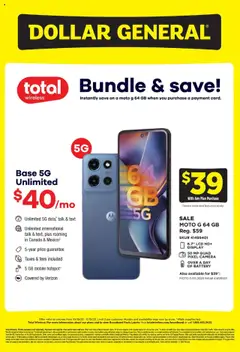 Preview Dollar General Wireless Deals valid from 10/19/2025