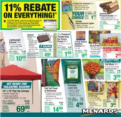 Preview Menards Weekly Ad valid from 09/04/2025