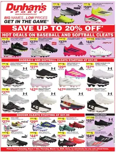 Preview Dunham's Sports Weekly Ad valid from 03/07/2026