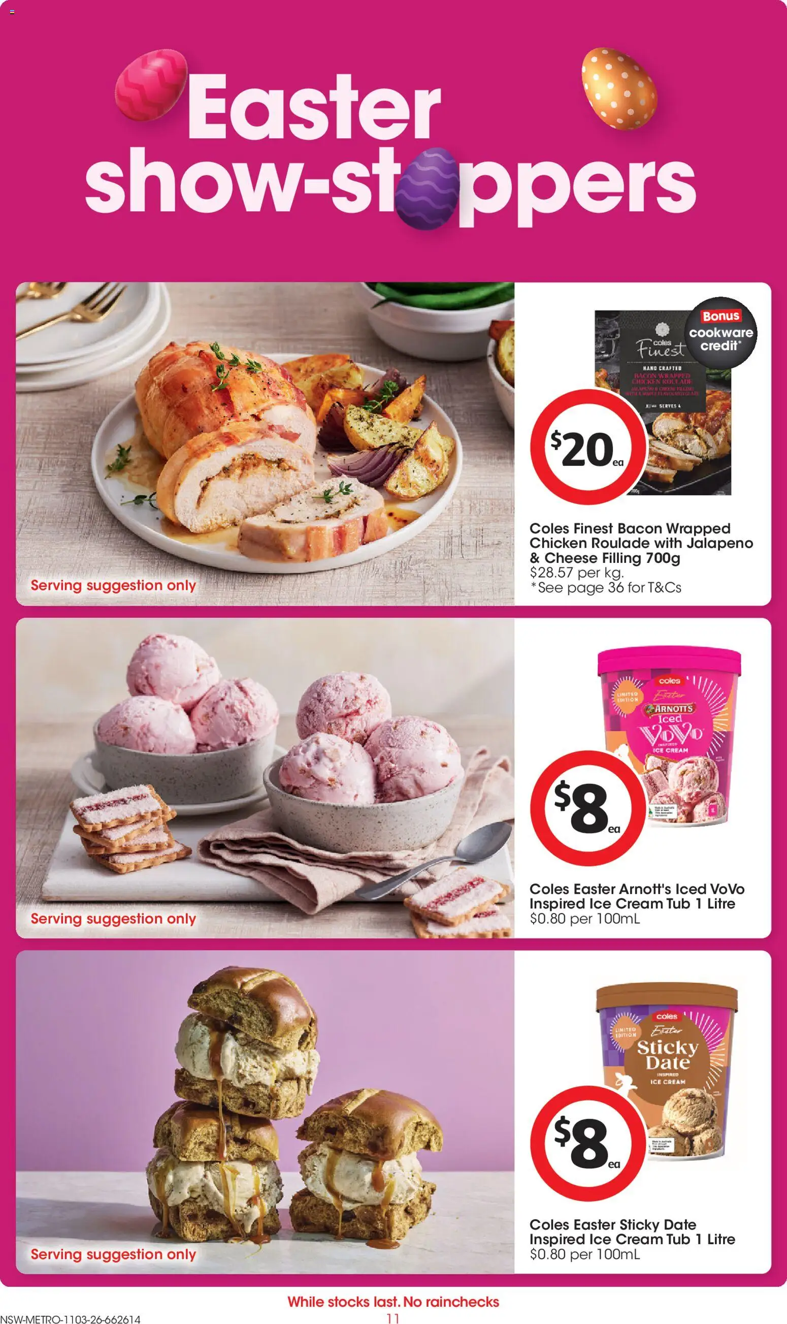 Coles catalogue  - page 11- valid from 11/03/2026