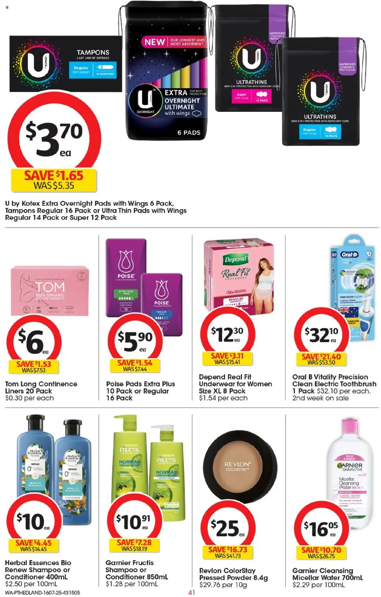Coles Catalogue PT Hedland - page 41- valid from 16/07/2025