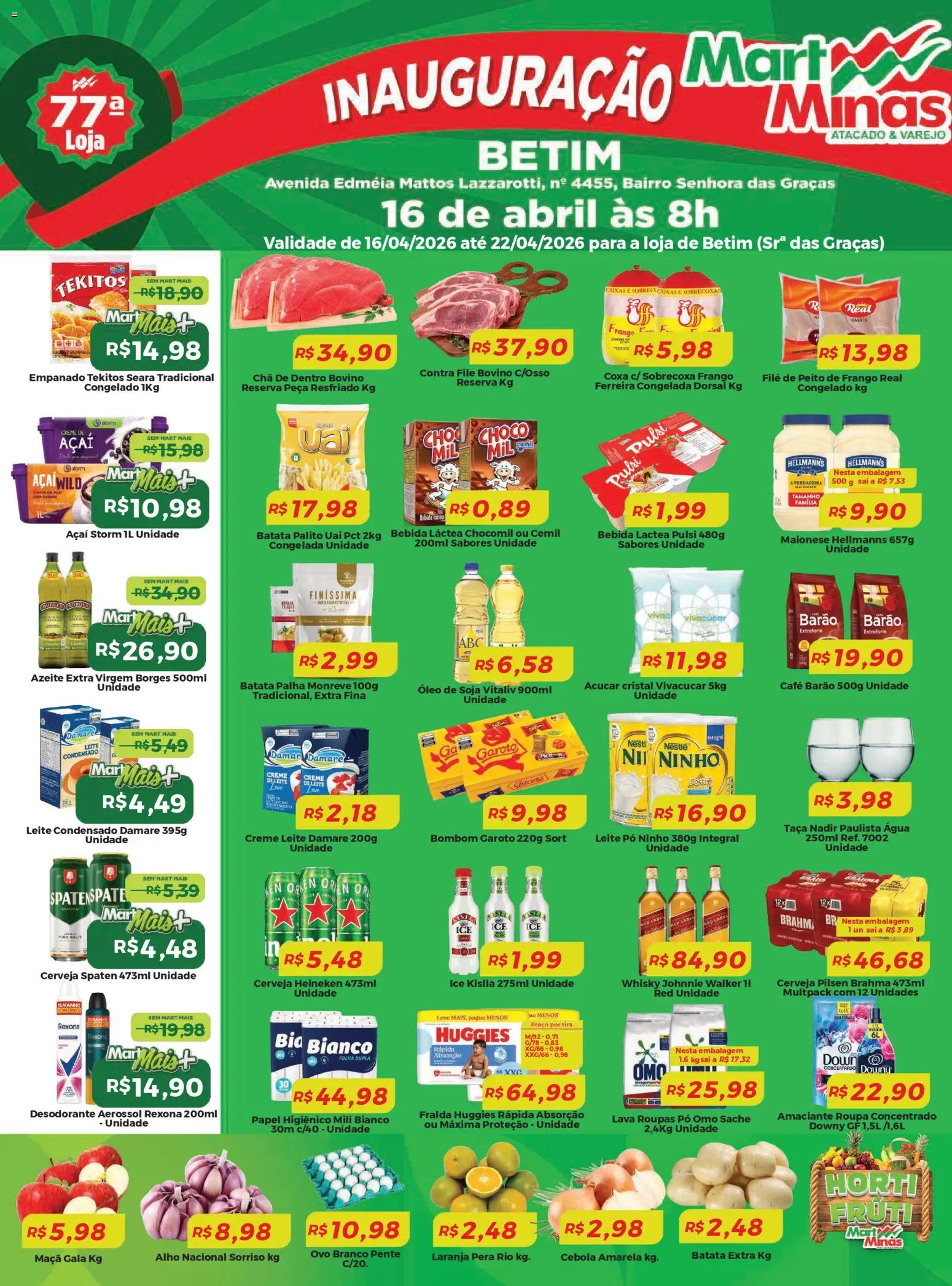 Mart Minas ofertas - página 1- válido a partir de 16/04/2026

