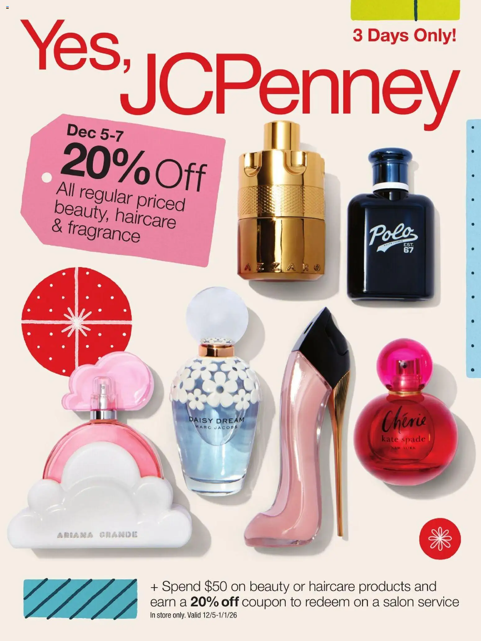 JCPenney Ad - page 1- valid from 12/05/2025