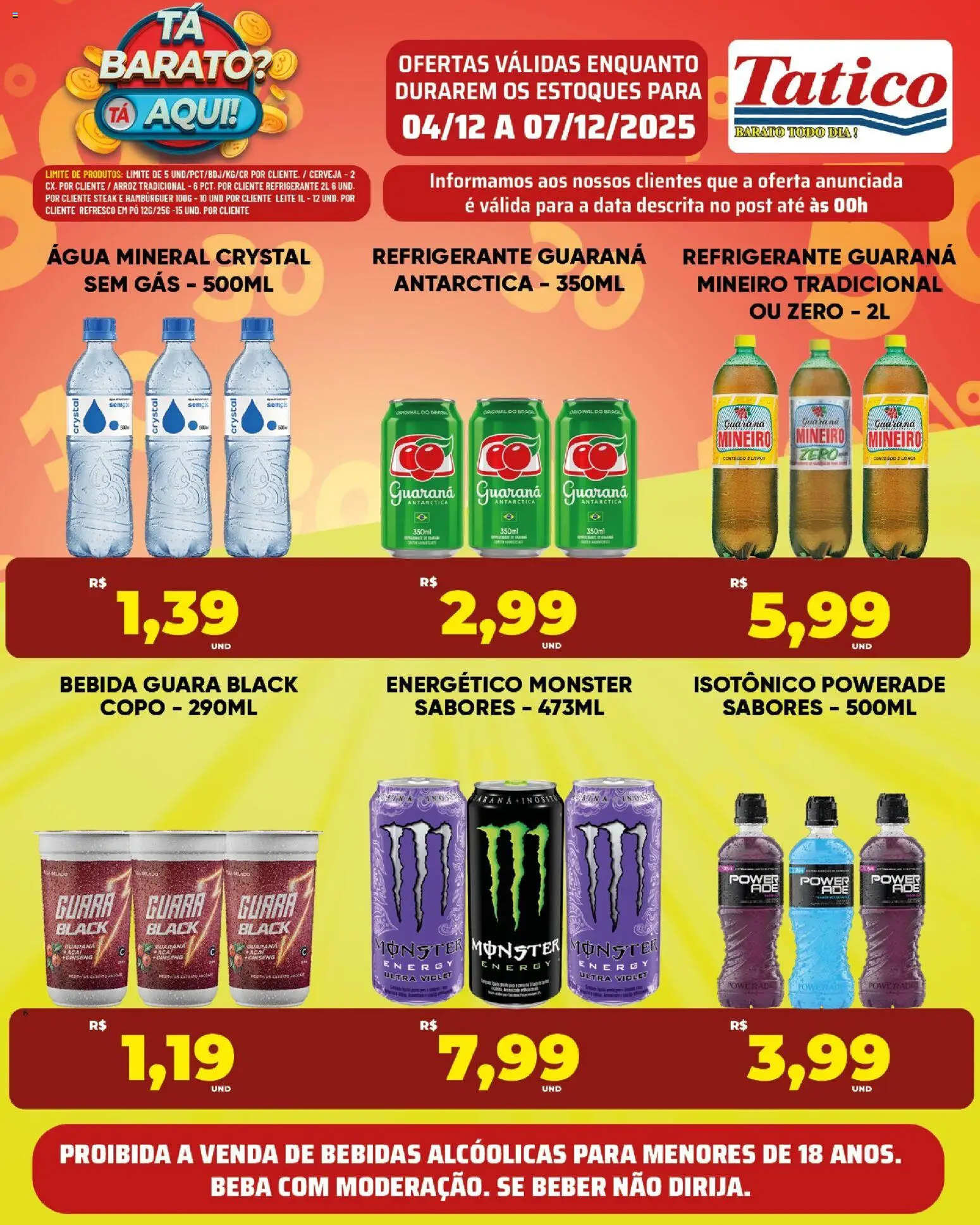 Tatico - Ofertas Fim de Semana - página 1- válido a partir de 04/12/2025
