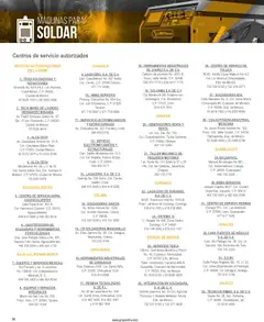 Infra catálogo Authorized service centers válido desde 28/01/2026