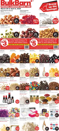 Preview Bulk Barn weekly flyer / circulaire valid from Mar 26, 2026