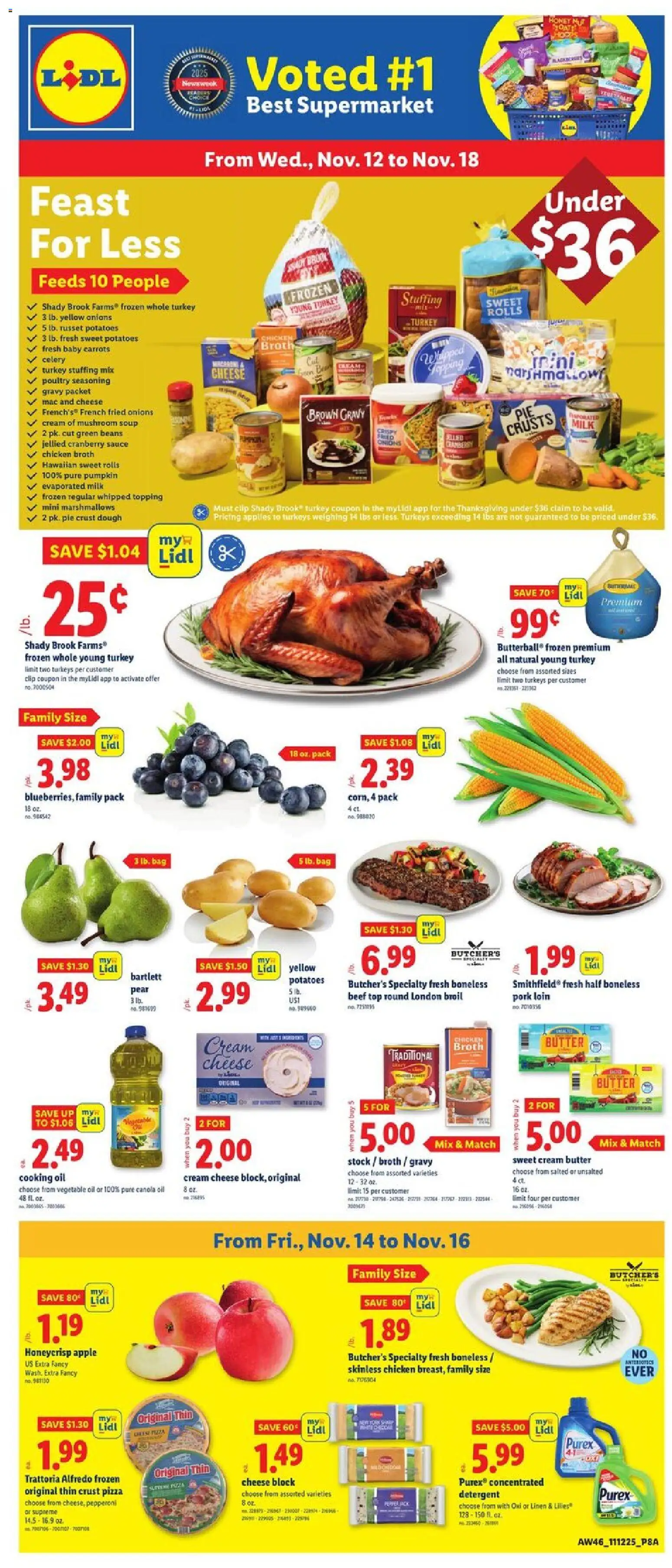 Lidl Weekly Ad - NY - page 1- valid from 11/12/2025