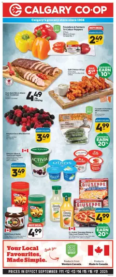 Preview Calgary Co-op weekly flyer / circulaire valid from Sep 11, 2025