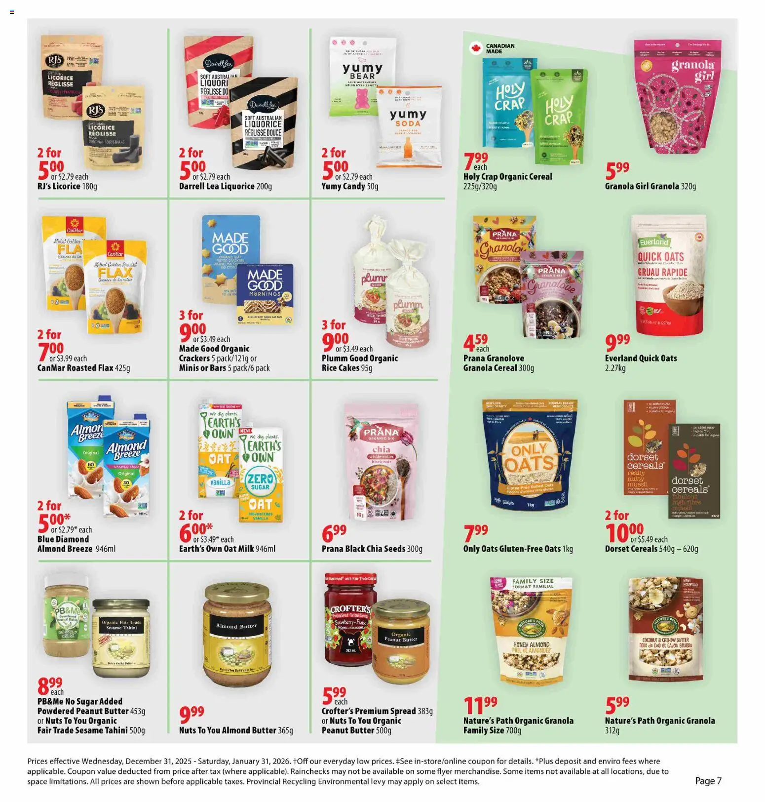 London Drugs - Veganuary Flyer - page 7- valid from Dec 31, 2025