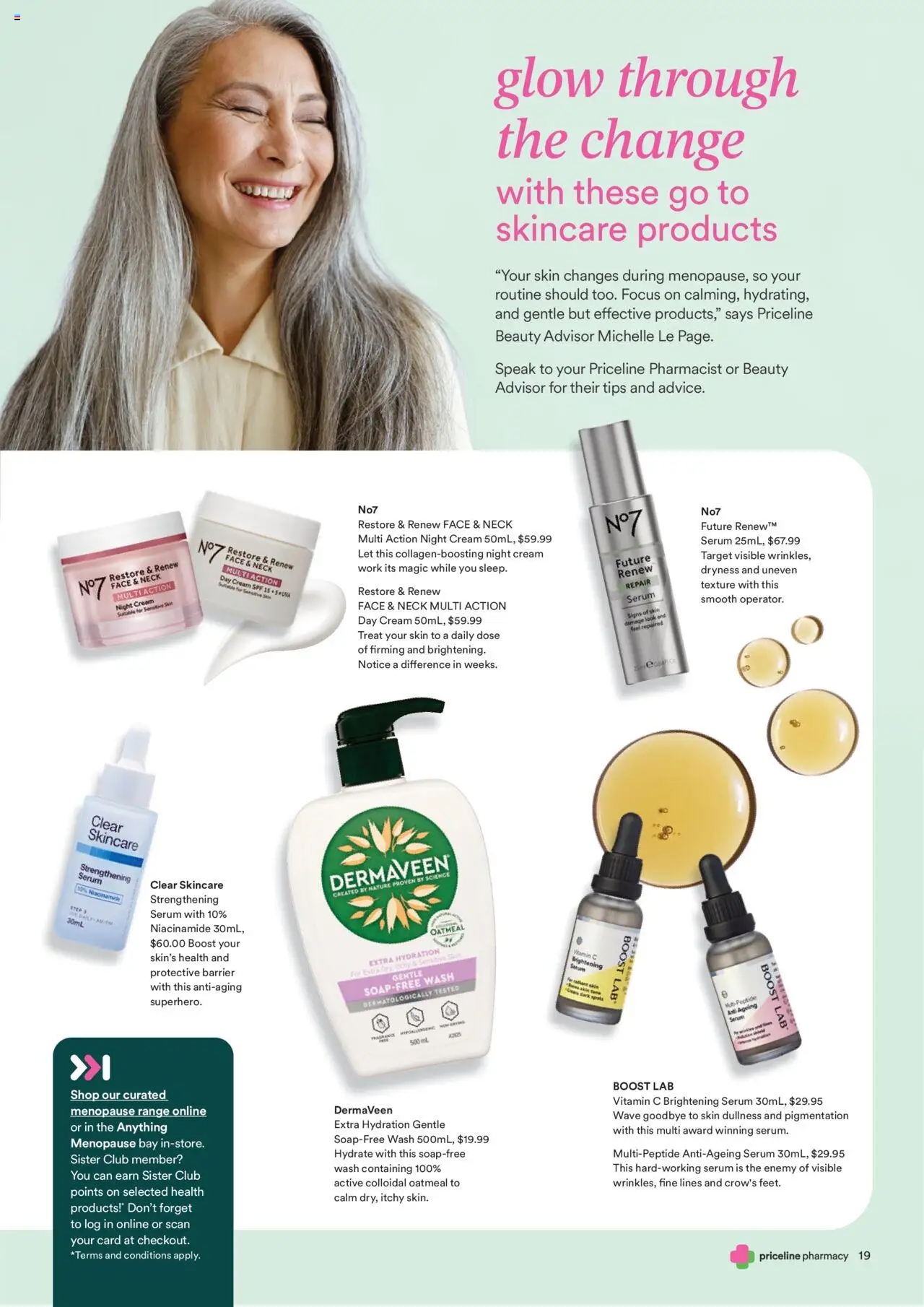 Priceline Pharmacy Anything Menopause Magazine - page 19- valid from 02/10/2025