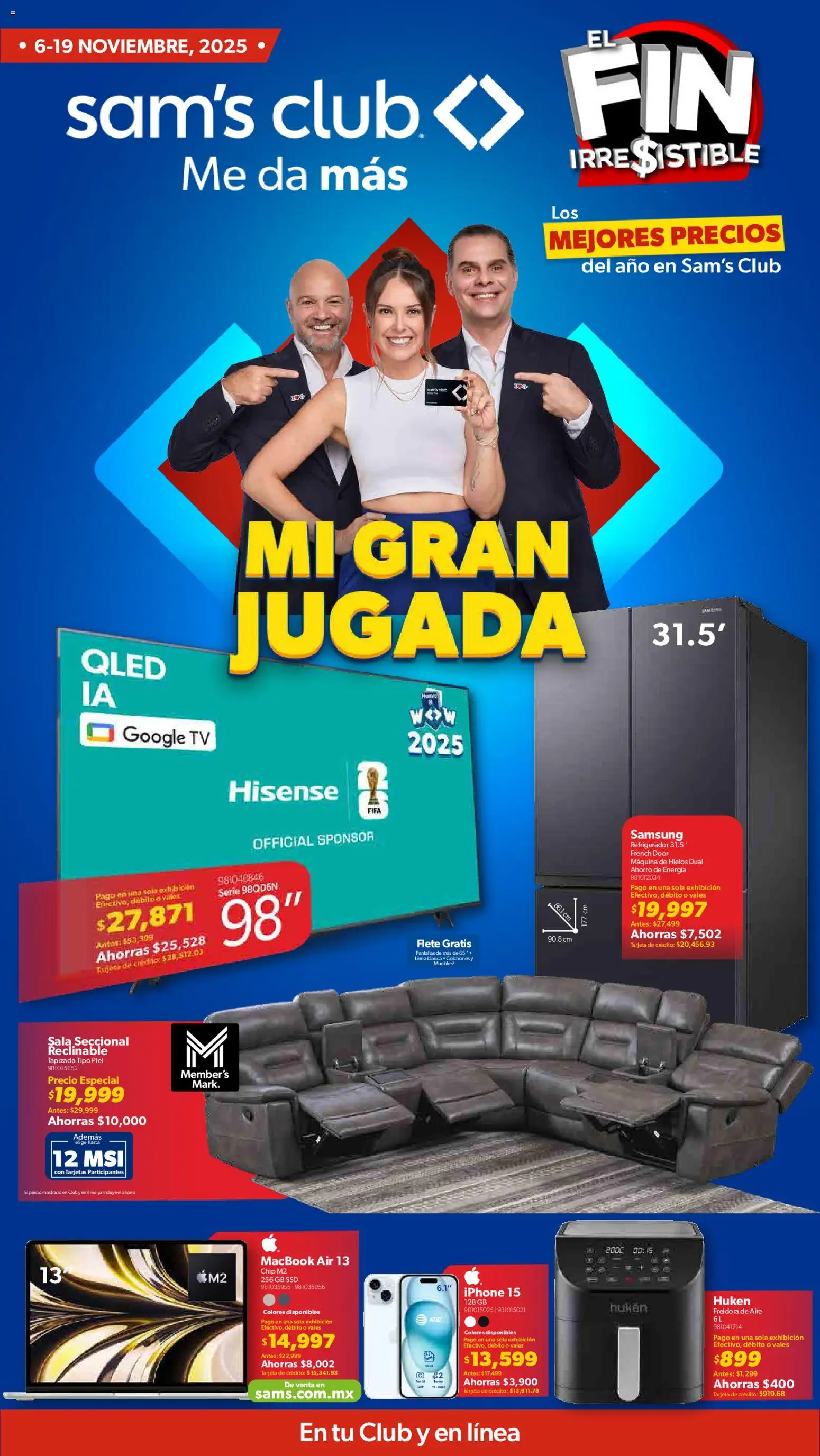 Sam's Club Buen Fin  - página 1- válido desde 06/11/2025