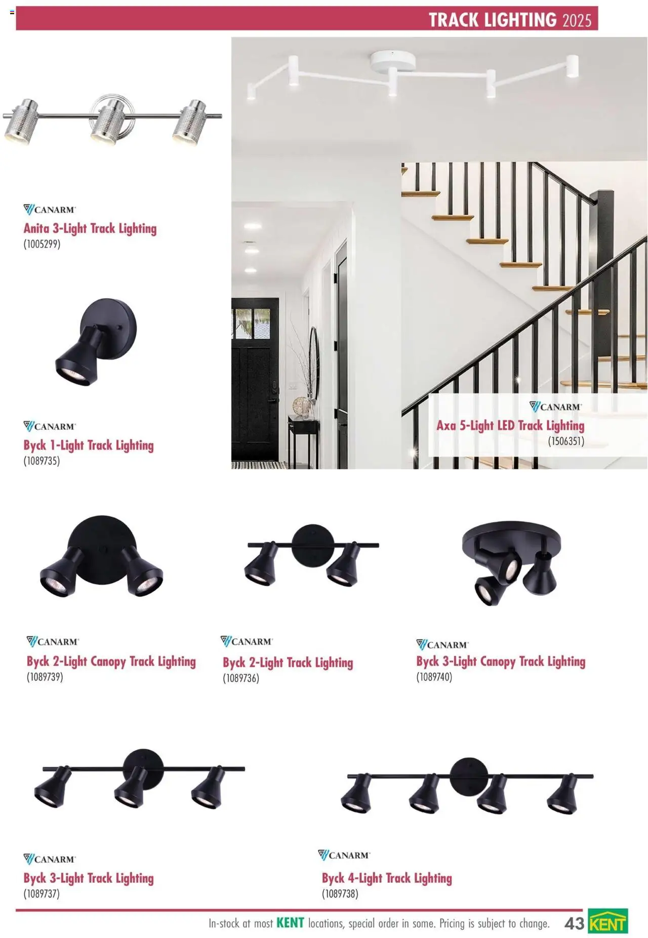 Kent - Lighting Catalogue 2025 - page 43- valid from Mar 1, 2025