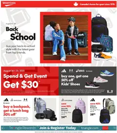 Preview Sport Chek weekly flyer / circulaire valid from Aug 14, 2025
