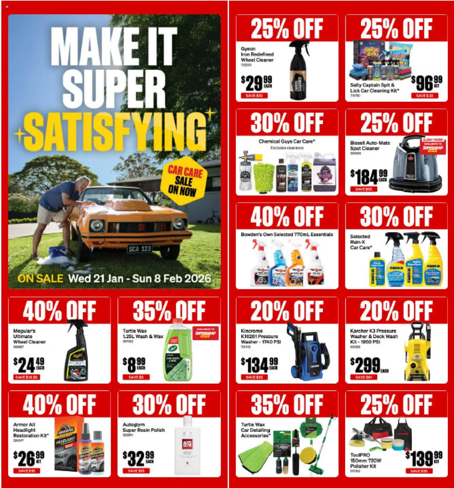 Supercheap Auto  Catalogue  - page 1- valid from 21/01/2026