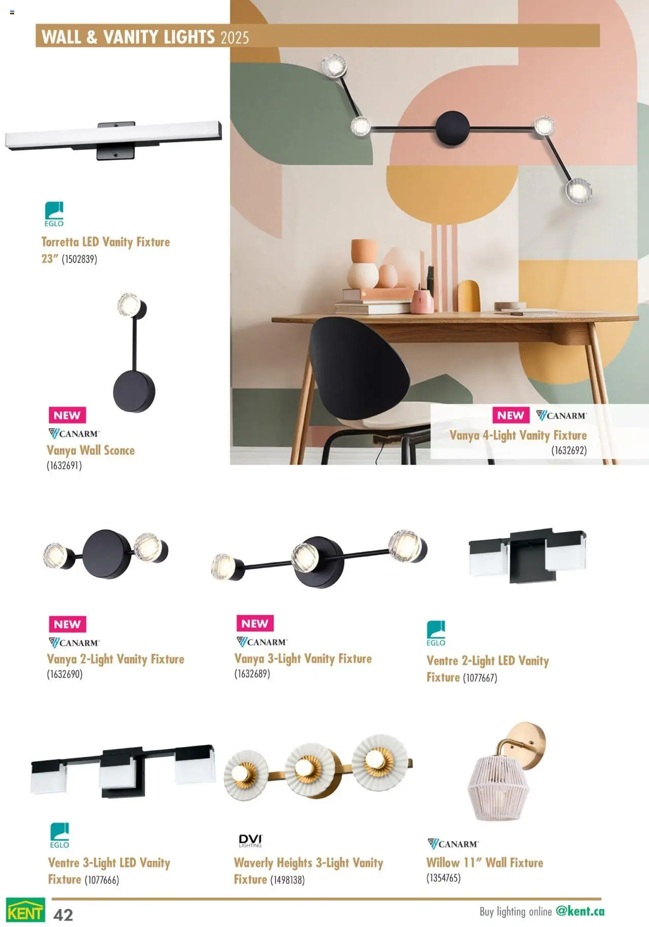 Kent - Lighting Catalogue 2025 - page 42- valid from Mar 1, 2025