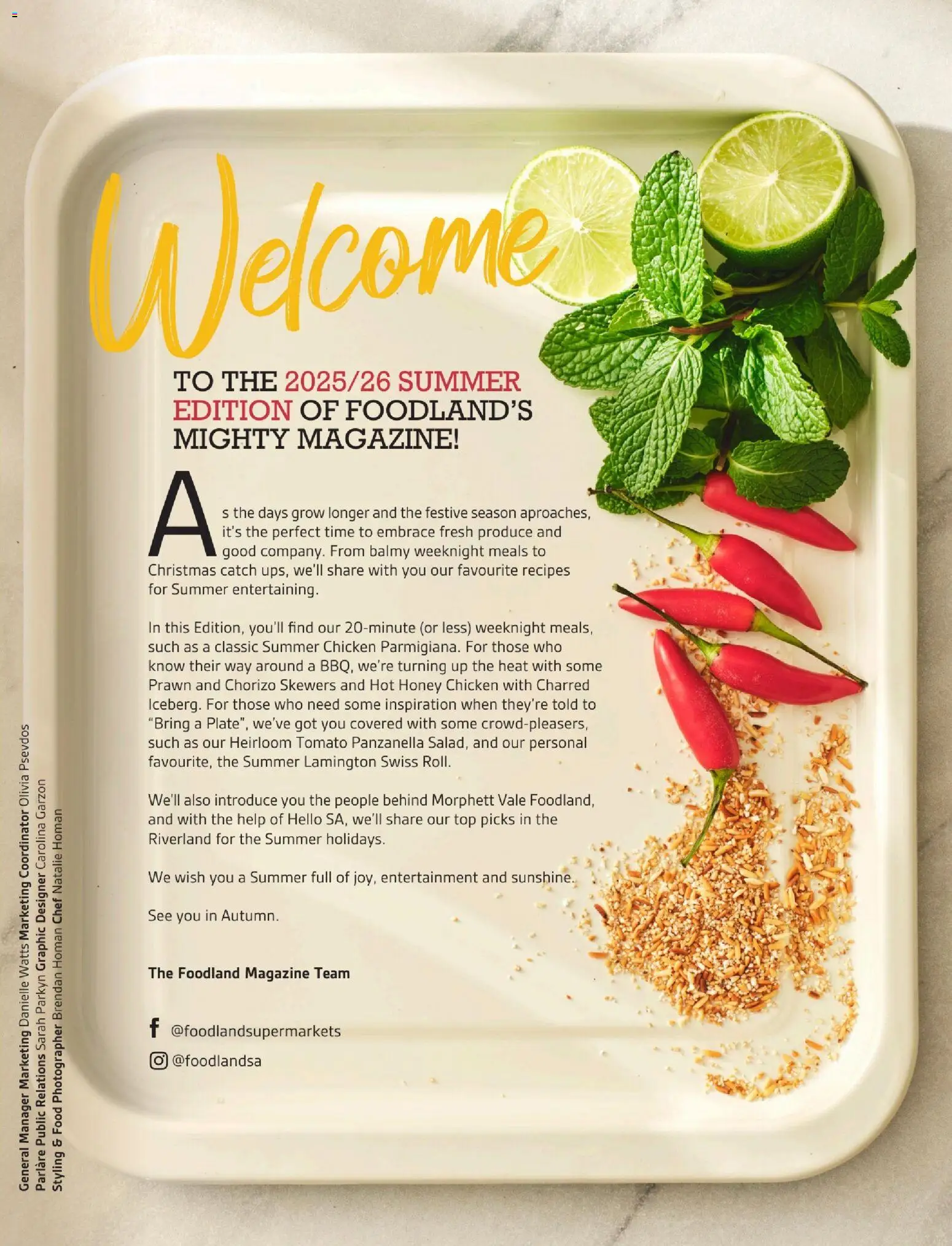 Foodland Mighty Magazine - Summer 2025/26 - page 3- valid from 01/12/2025