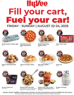 Preview HyVee 3-Days of Fuel Savings valid from 08/22/2025