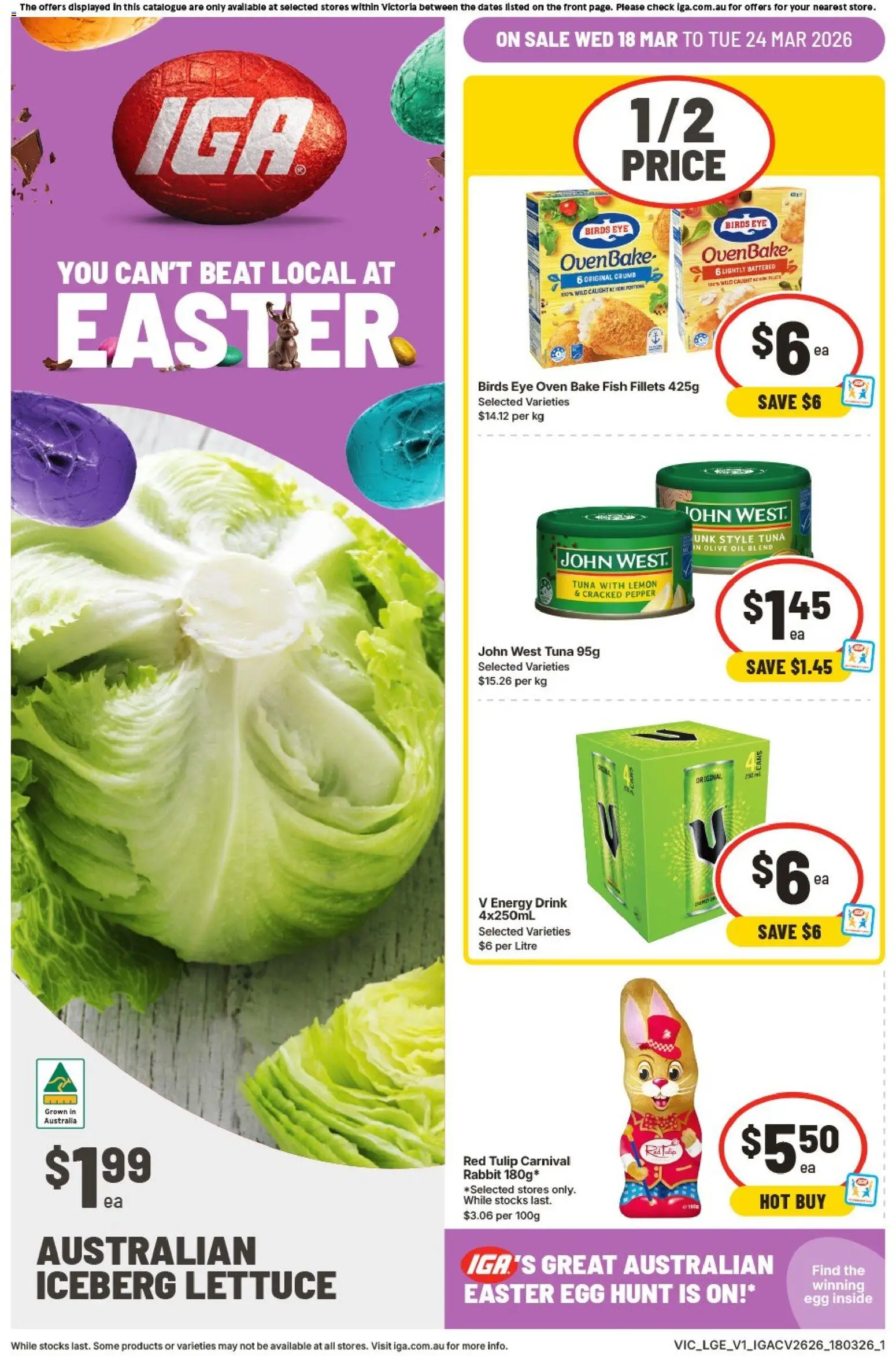 IGA catalogue  - page 1- valid from 18/03/2026