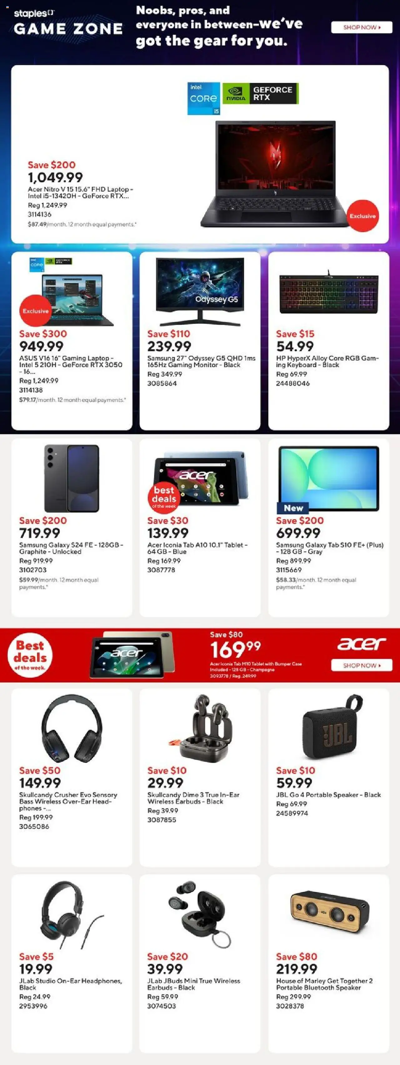 Staples weekly flyer / circulaire - page 8- valid from Jul 18, 2025