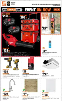 Preview Home Depot weekly flyer / circulaire valid from Apr 2, 2026