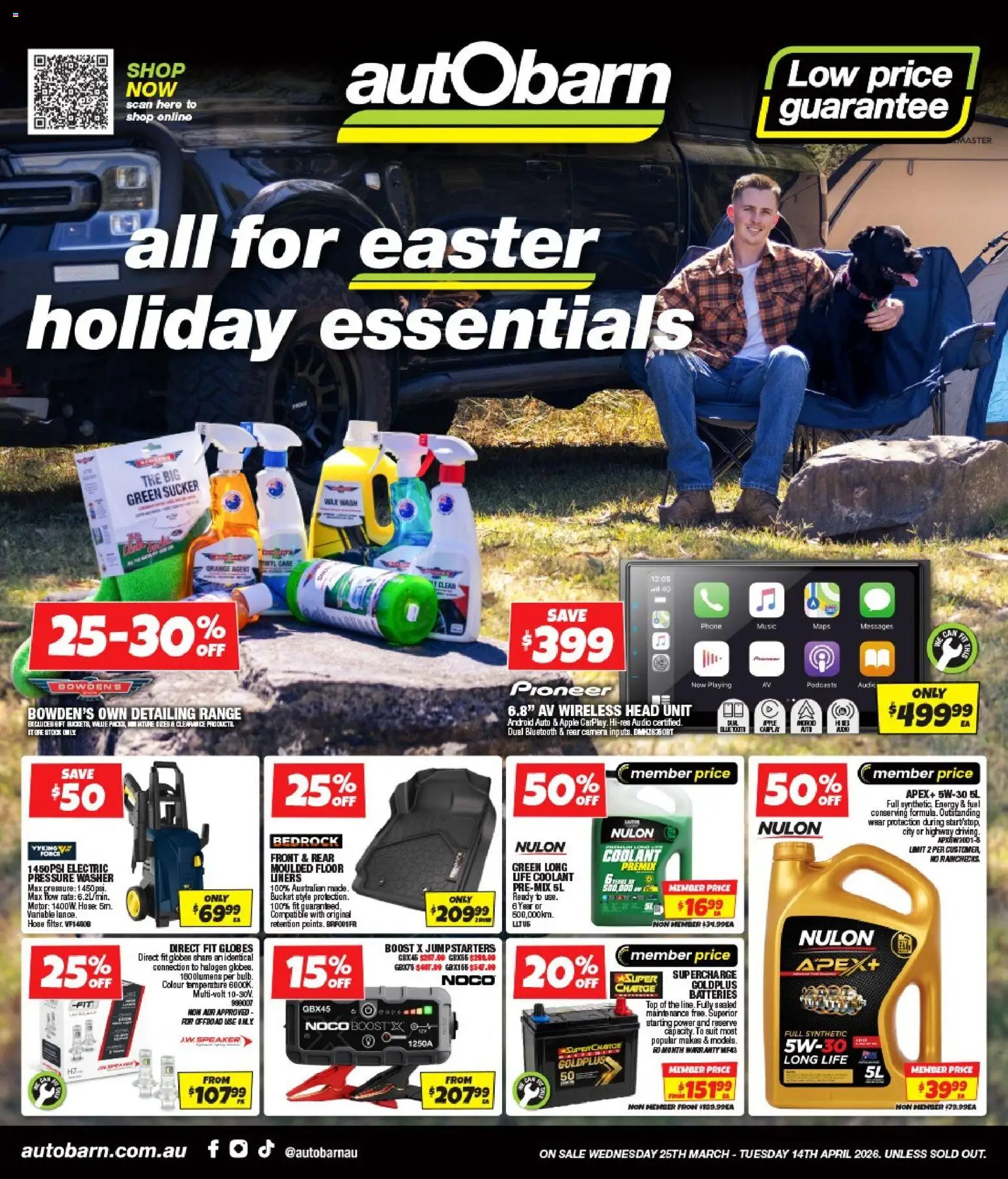 Autobarn - All For Easter Holiday Essentials - page 1- valid from 25/03/2026