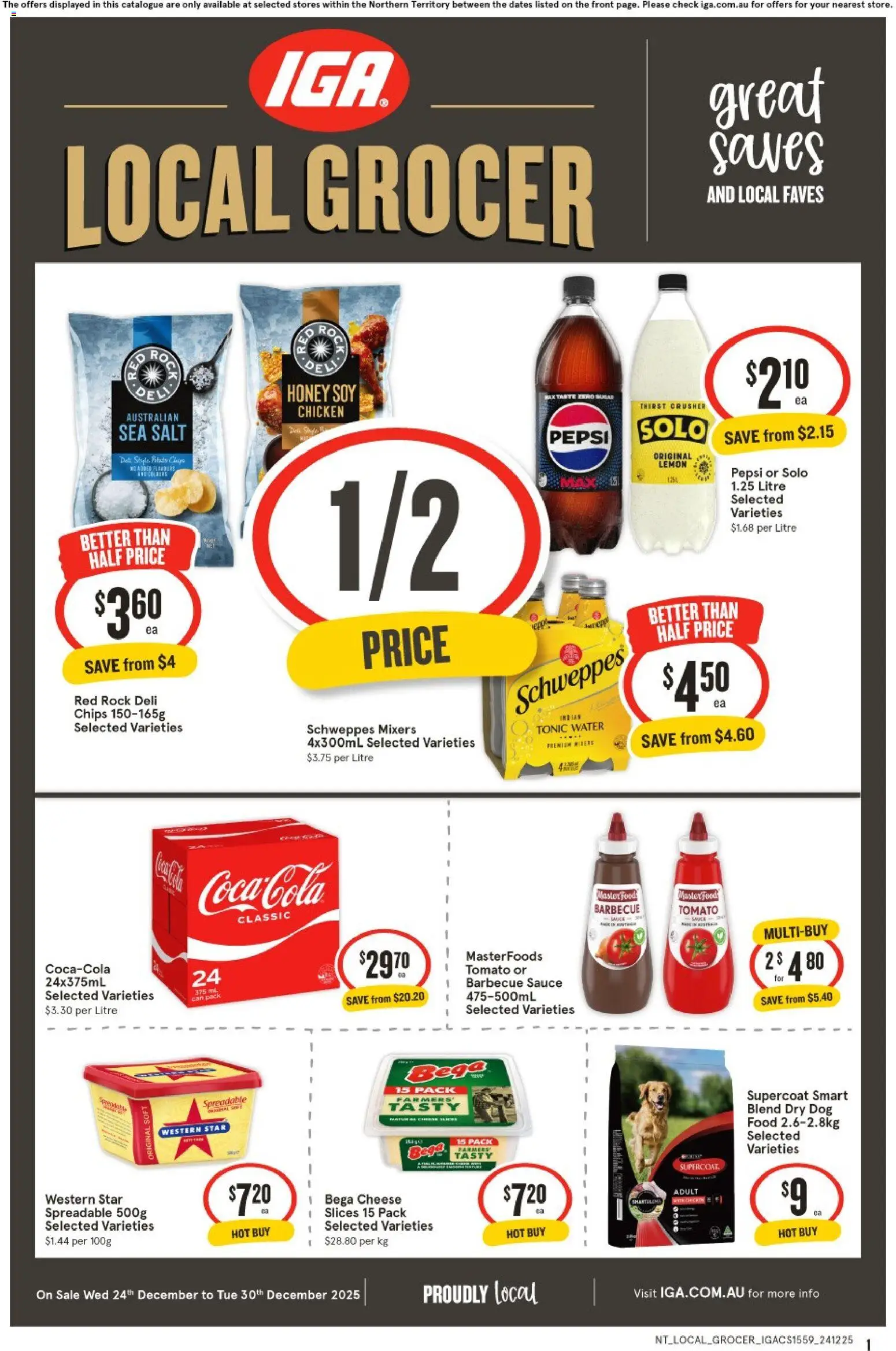 IGA Local Grocer NT - page 1- valid from 24/12/2025