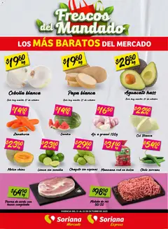 Soriana - Frescos del Mandado Mercado: Tamaulipas válido desde 21/10/2025