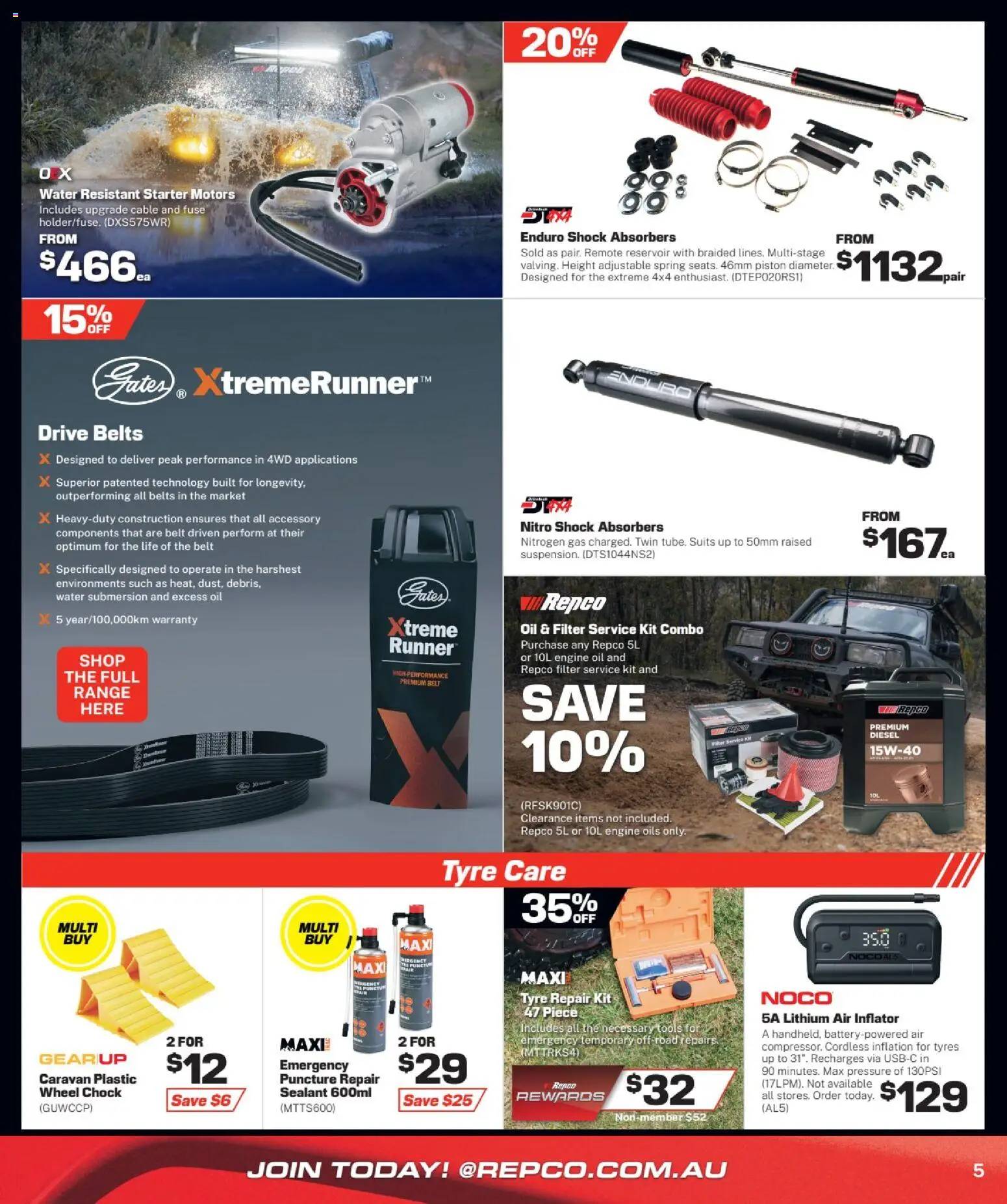 Repco catalogue - page 5- valid from 15/04/2026