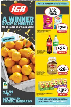 IGA catalogue preview - valid from 22/04/2026