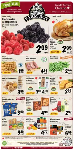 Preview Farm Boy weekly flyer / circulaire valid from Apr 16, 2026