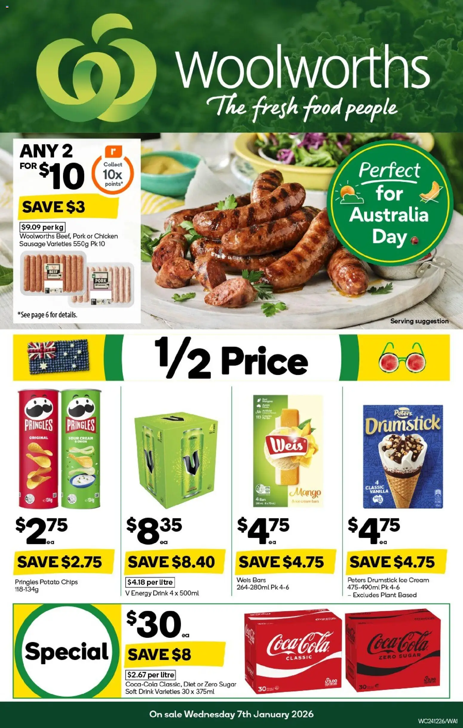 Weekly catalogue Woolworths PT Hedland 07/01 - page 1- valid from 07/01/2026