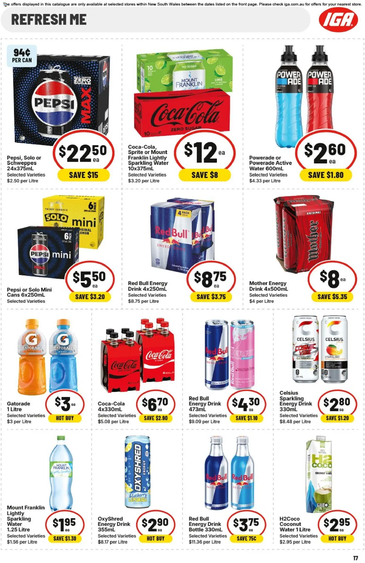 IGA Catalogue NSW - page 16- valid from 14/01/2026