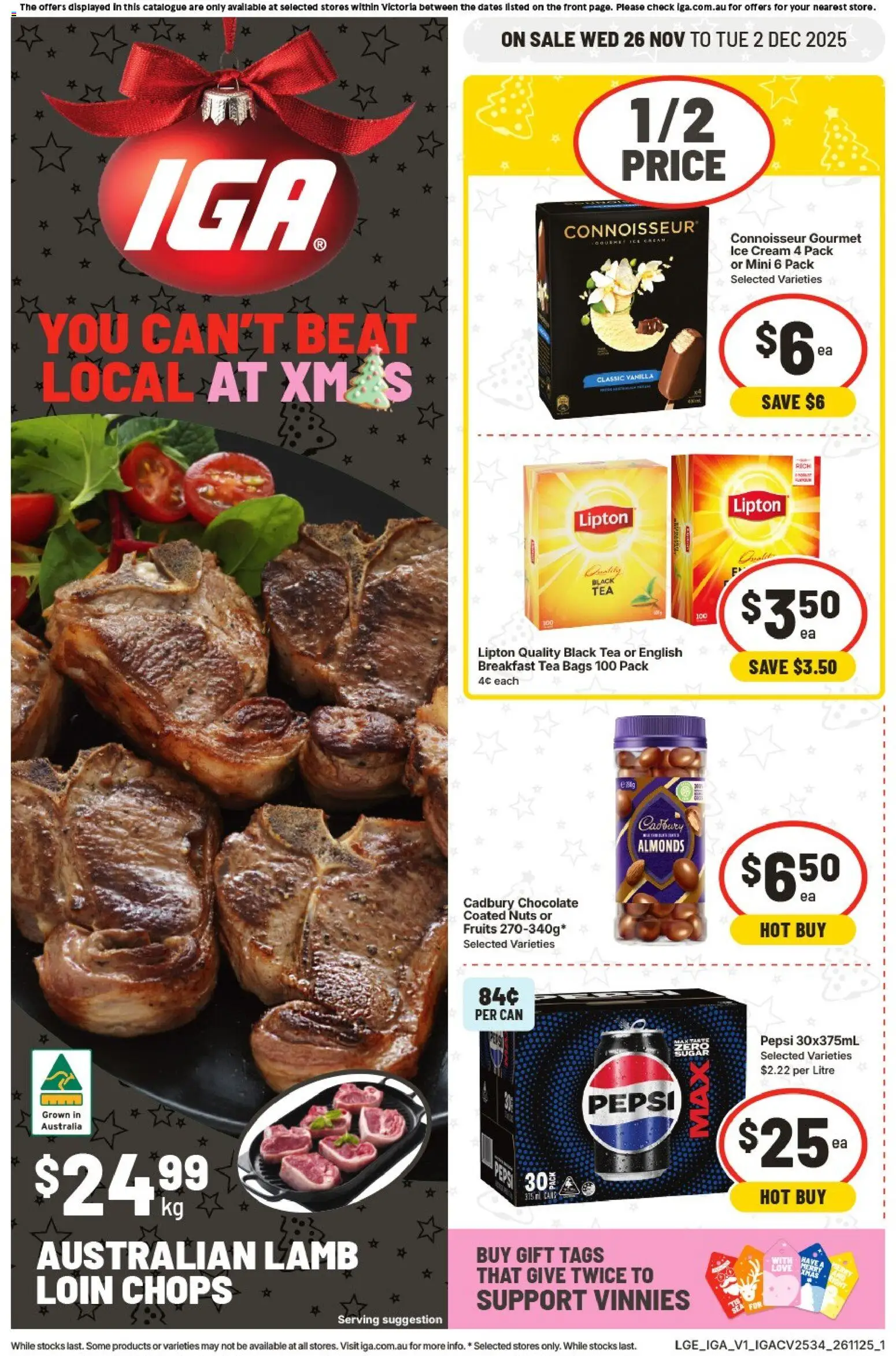 IGA  Catalogue  - page 1- valid from 26/11/2025