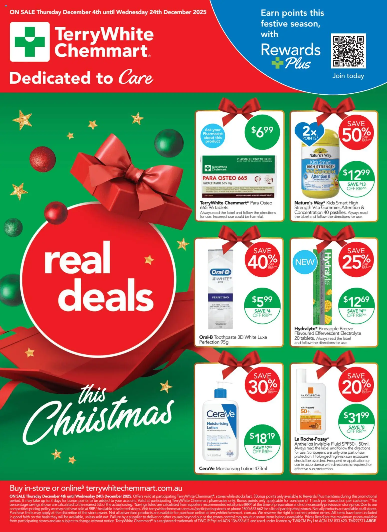 Terry White  Catalogue  - page 1- valid from 04/12/2025