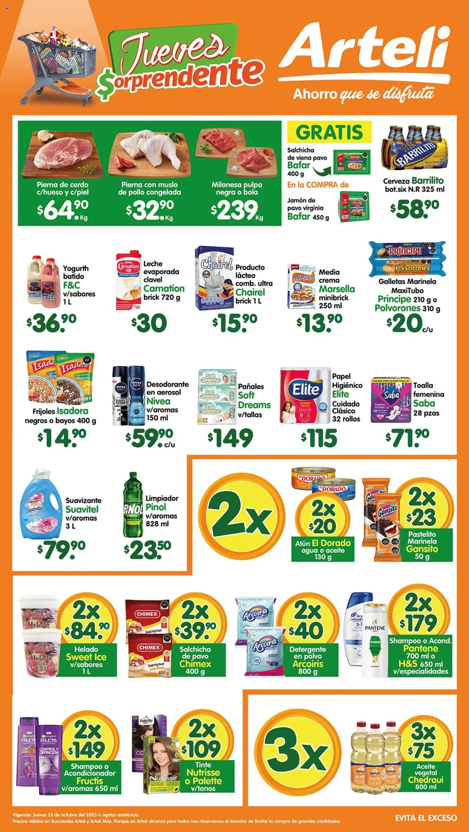 Arteli - Folleto Arteli - página 1- válido desde 23/10/2025