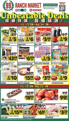 Preview 99 Ranch Market Weekly Ad valid from 04/17/2026
