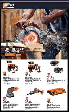 Preview Home Depot Shop Pro Ad - PA valid from 11/10/2025